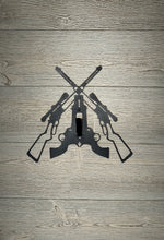 Load image into Gallery viewer, Dual Rifle Skull Hanger
