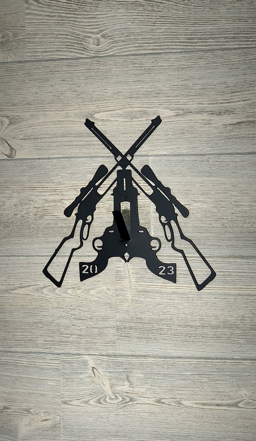 Dual Rifle Skull Hanger